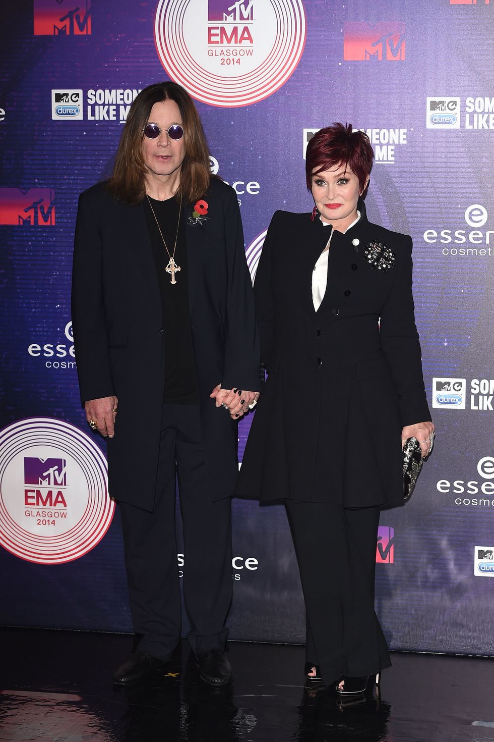 Sharon and Ozzy Osbourne at the MTV EMAs 2014