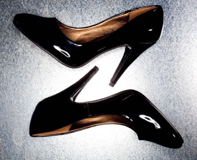 black high heel shoes stilettos