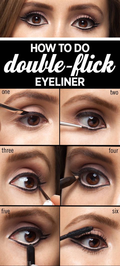 Easy Way To Do Eyeliner Flicks