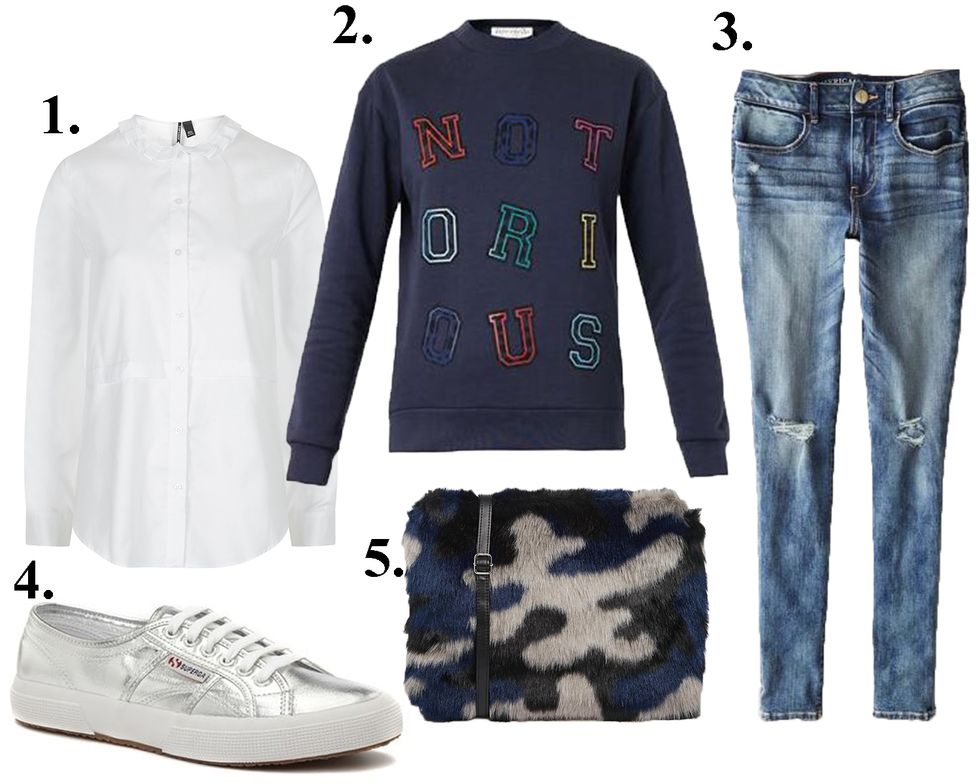Ways to wear a white shirt: weekend wardrobe