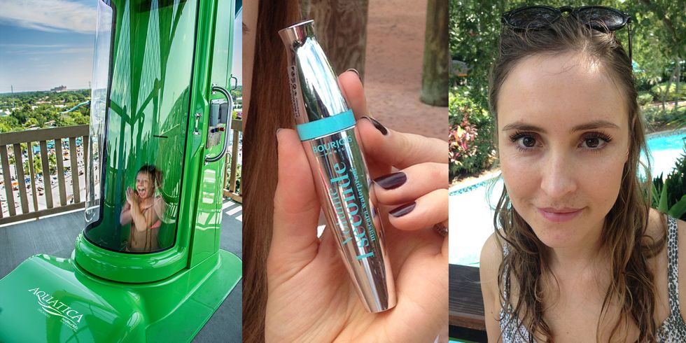 Bourjois waterproof makeup tested on extreme water rides
