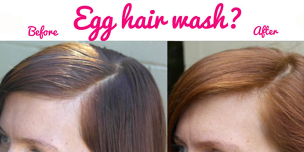 How to make egg hair wash