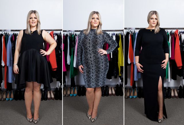 Laura Puddy shows you the best party dresses for your shape