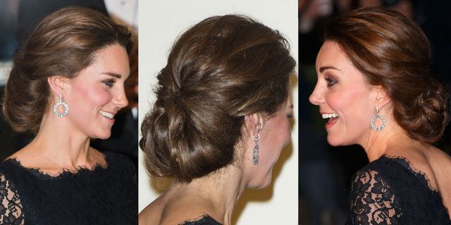 Kate Middleton's up-do hairstyle  - The Royal Variety Performance 2014 - Cosmopolitan.co.uk