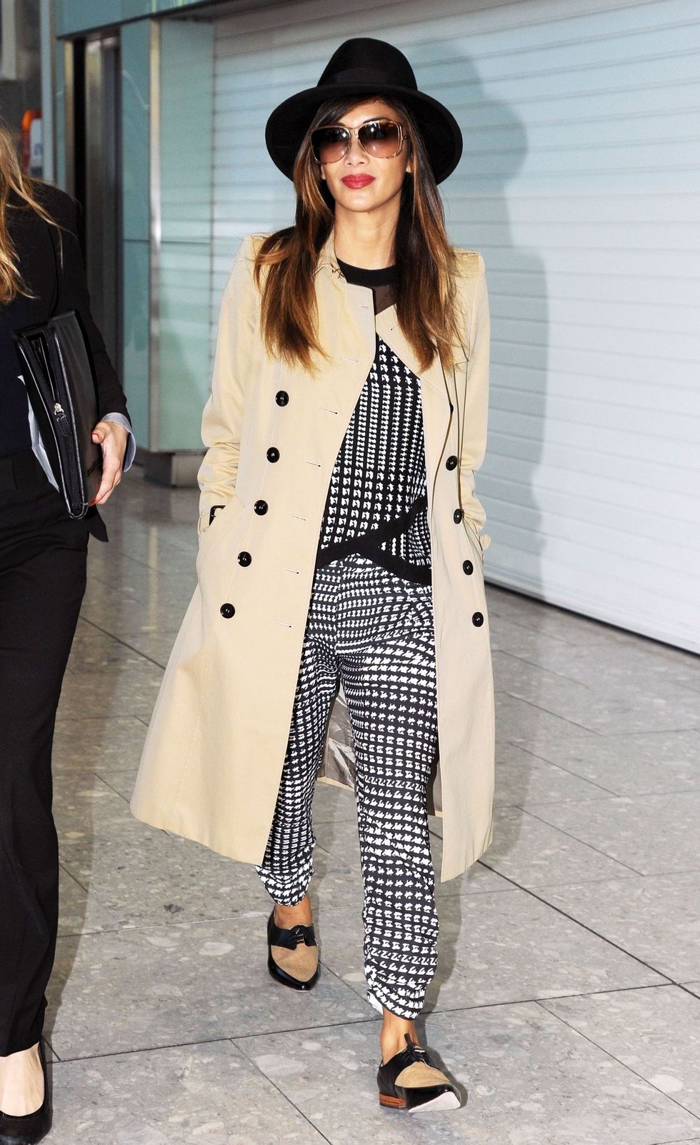 Nicole Scherzinger makes a very stylish start to her new life in London