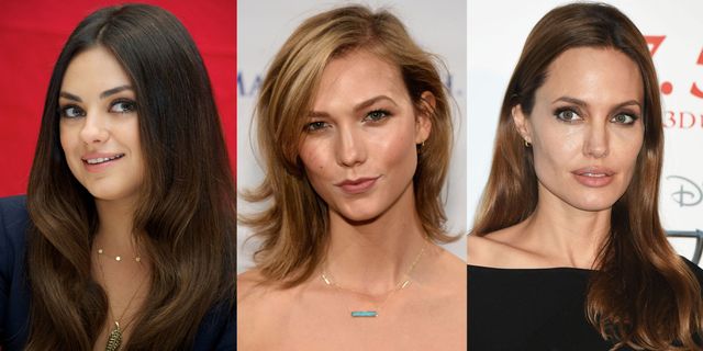 Hair tricks for your face shape - celebrities with different face shapes