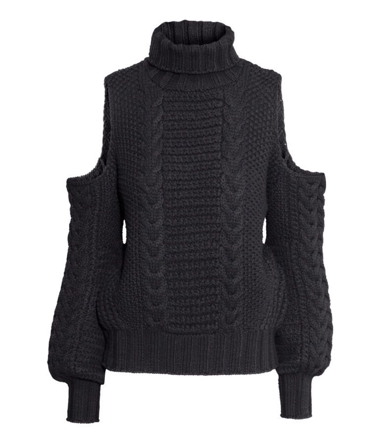Product, Sweater, Sleeve, Textile, Outerwear, Coat, Wool, Woolen, Pattern, Black, 