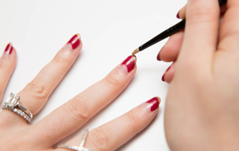 Paint French tips for a long-lasting manicure