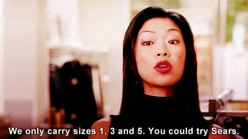 Mean Girls gif - "You could try sears"