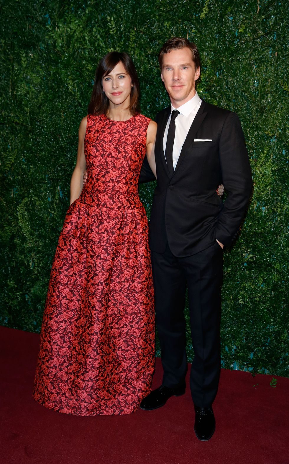 Benedict Cumberbatch and Sophie Hunter at the London Evening Standard Theatre Awards