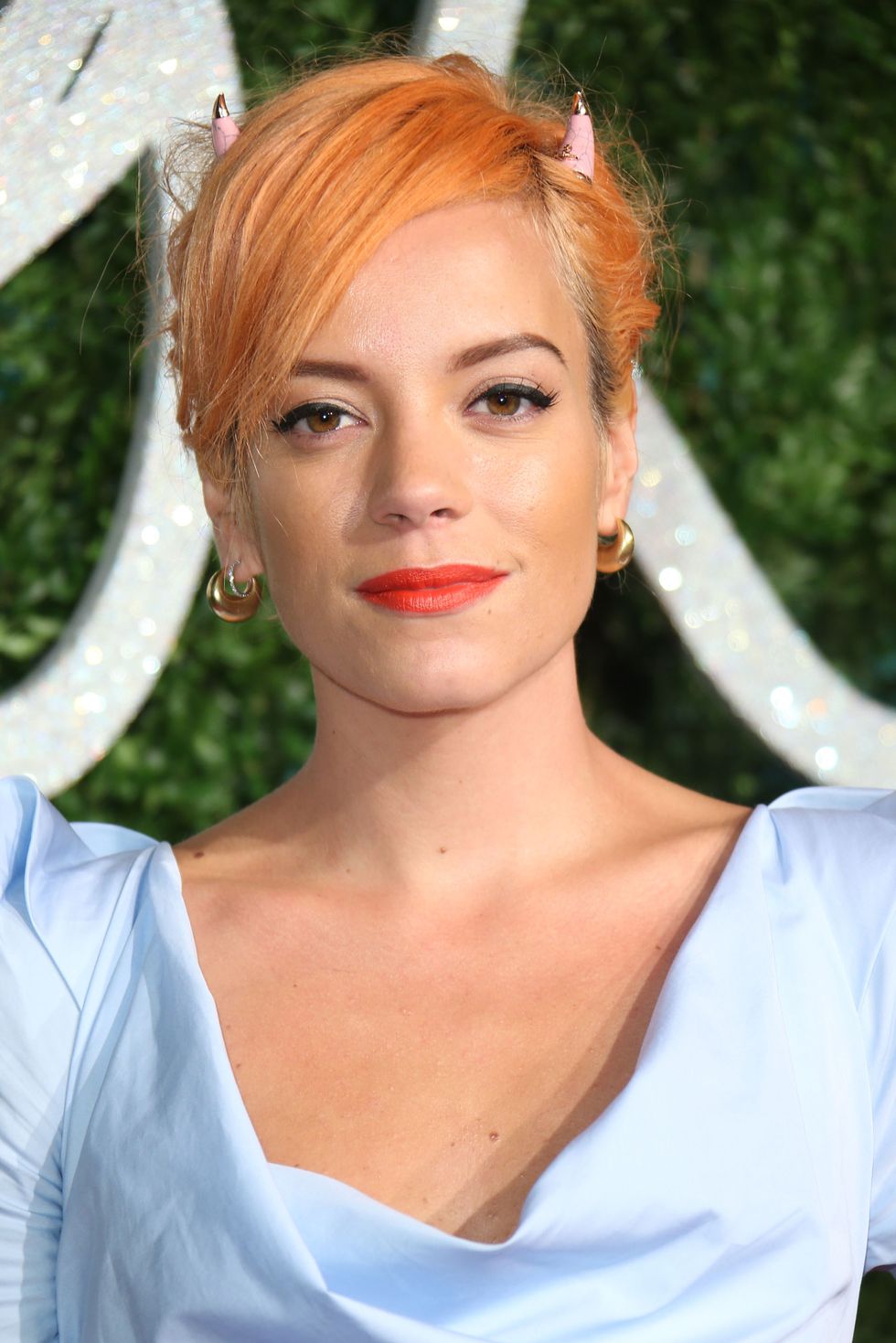 Lily Allen at BFAs 2014 - British Fashion Awards 2014: Celebrity beauty looks