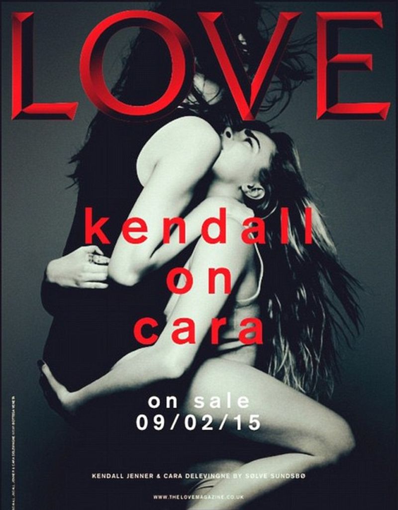 Cara Delevingne and Kendall Jenner's new LOVE magazine cover