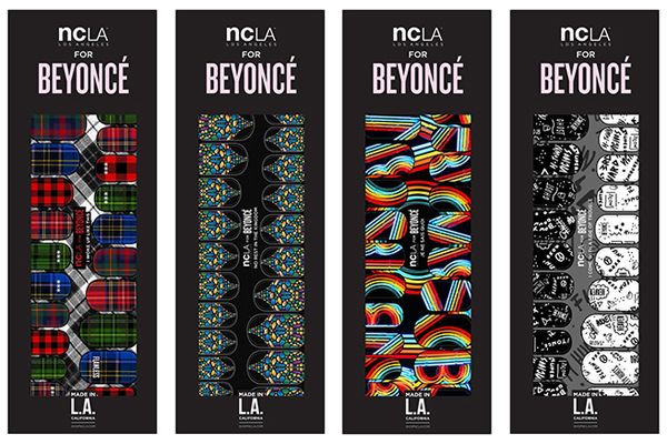 NCLA for Beyoncé Nail Wrap Collection