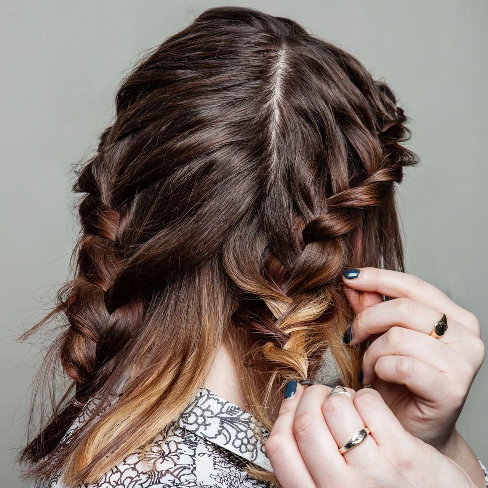 Hair how-to: half halo braid