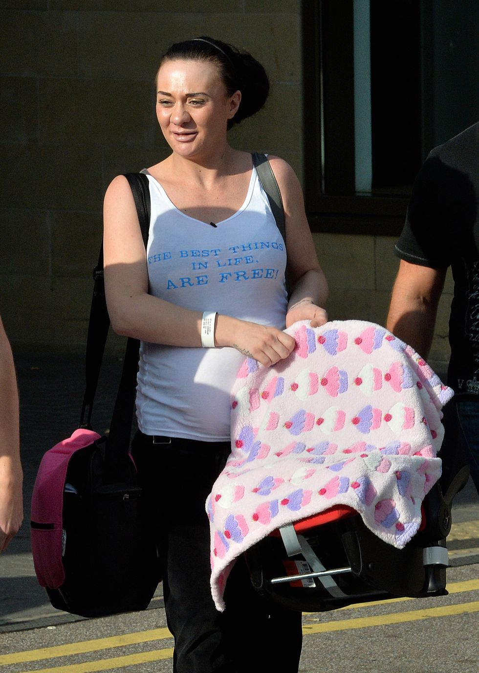 Josie Cunningham and her baby, Grace