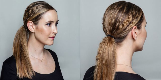 Hair how-to: a crimped ponytail