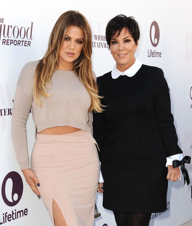 Khloe Kardashian and Kris Jenner and the Hollywood Reporter breakfast
