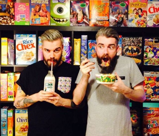 Cereal Killer cafe owners Gary and Alan Keery