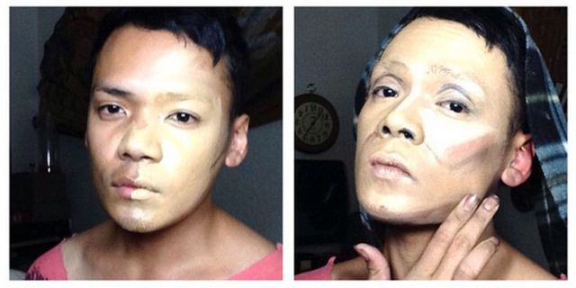 Man brilliantly transforms himself into American Horror Story cast with makeup