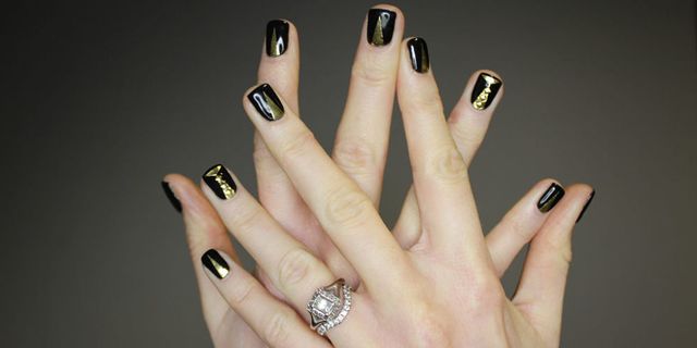 Baileys-inspired nail art