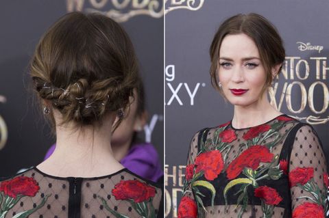 Emily Blunt party hair inspiration - and how to recreate the hairstyles - best celebrity party hairstyles 2014