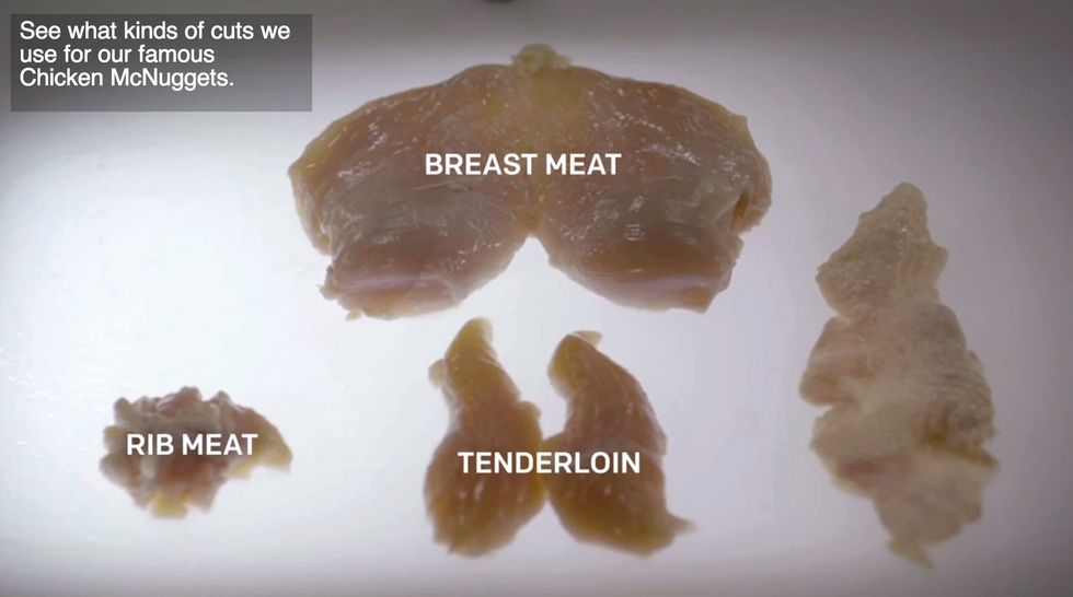 McDonalds show us what REALLY goes into our Chicken McNuggets