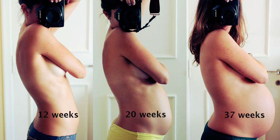 Sophie Starzenski documented her changing body throughout pregnancy in pictures