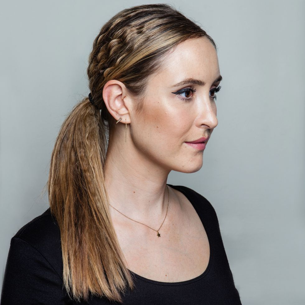 Hair how-to: a crimped ponytail
