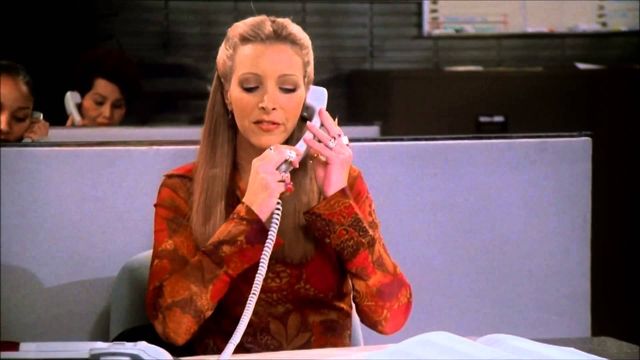 Friends: Phoebe Buffay selling toner in a call centre