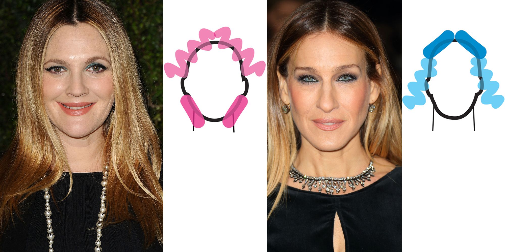 How to contour your face shape with hair colour