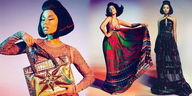 Nicki Minaj modelling for Roberto Cavalli