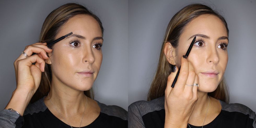 Morning-after makeup: How to cheat a healthy glow - groom brows