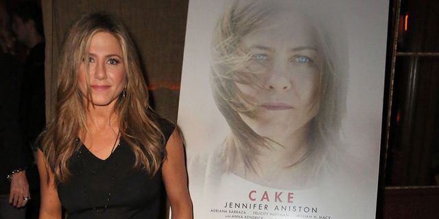 Jennifer Aniston on going makeup-free to film Cake