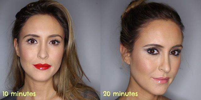 Party makeup looks for 10 or 20 minutes