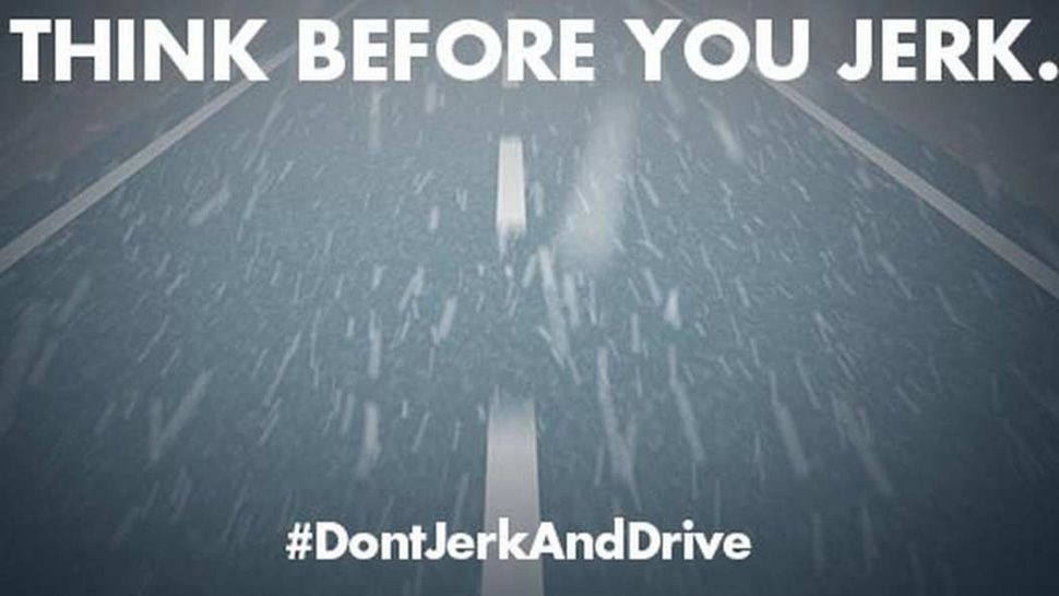 South Dakota police are warning people not to 'jerk and drive'
