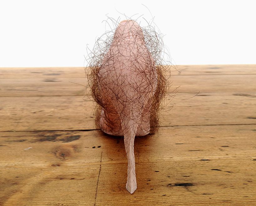 These hairy high heels are rather gruesome