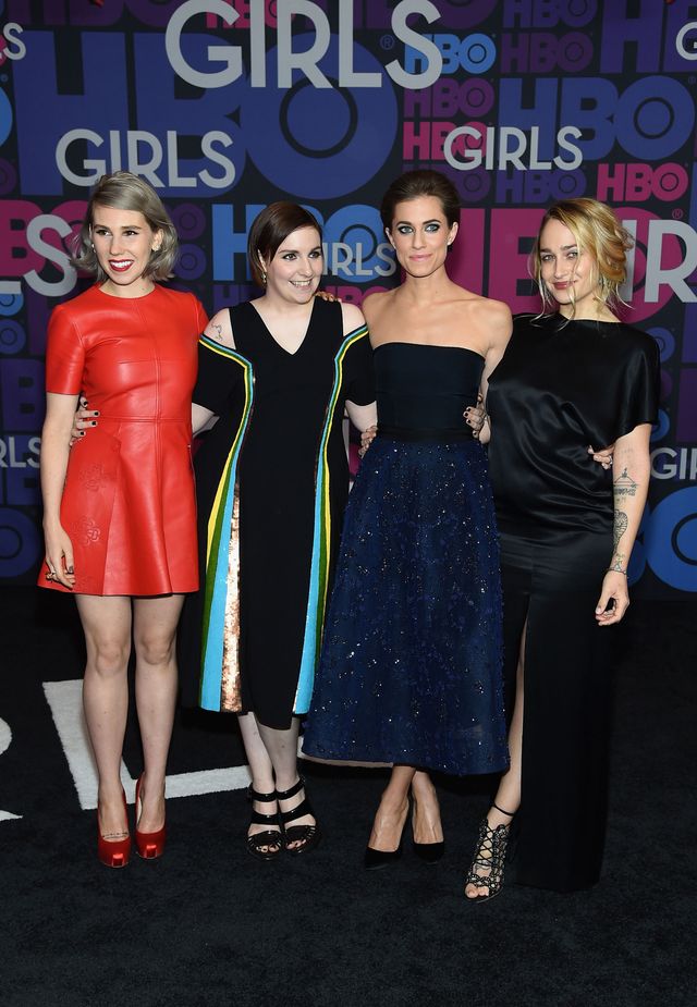 Girls Season 4 premiere - Lena Dunham, Allison Williams, Zosia Mamet, Jemima Kirke