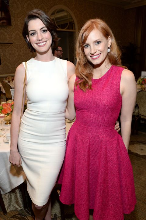 Anne Hathaway and Jessica Chasten dazzle at the AFI Awards