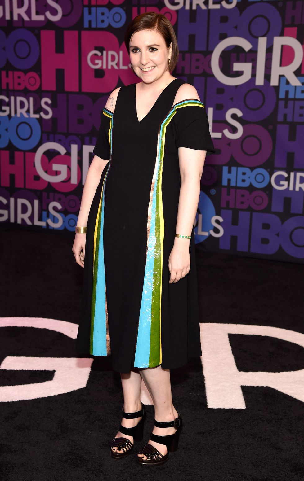 Lena Dunham at the Girls season 4 premiere