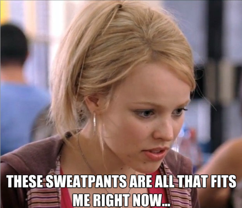 Regina George and her sweatpant situation - Mean Girls