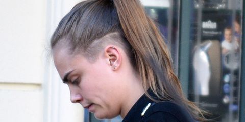 Cara Delevingne shaved her head