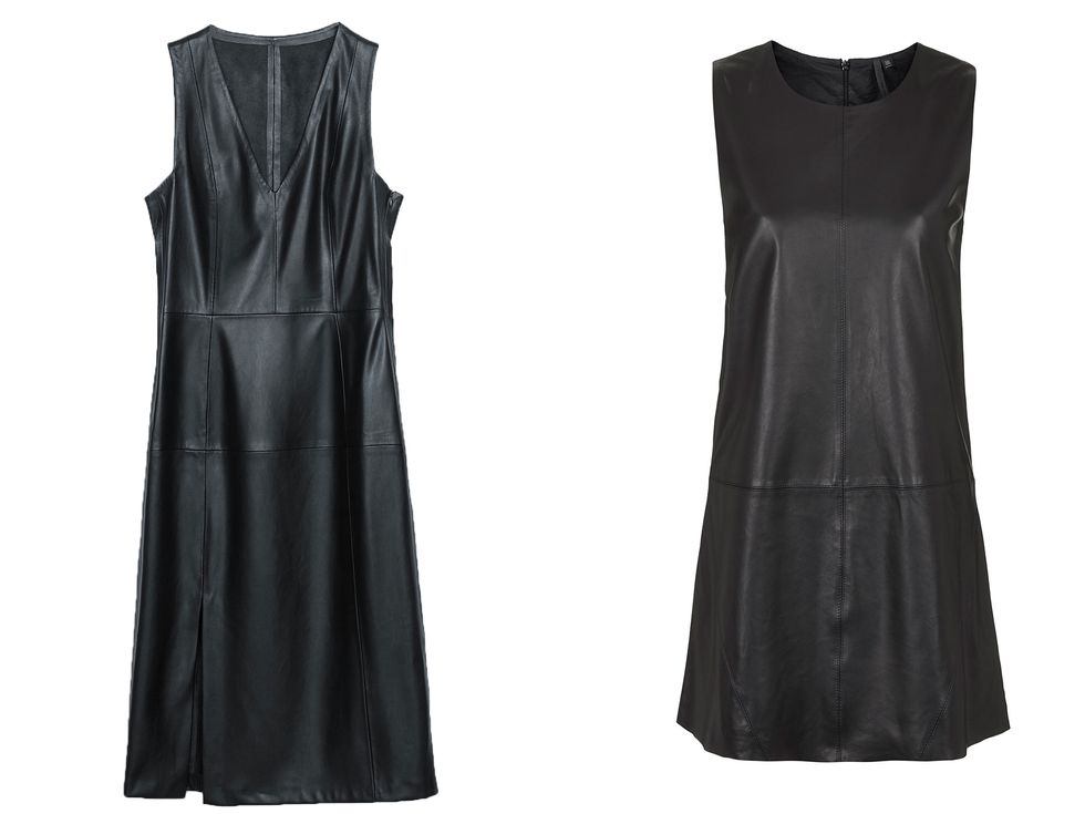 Leather dresses for different shapes and sizes