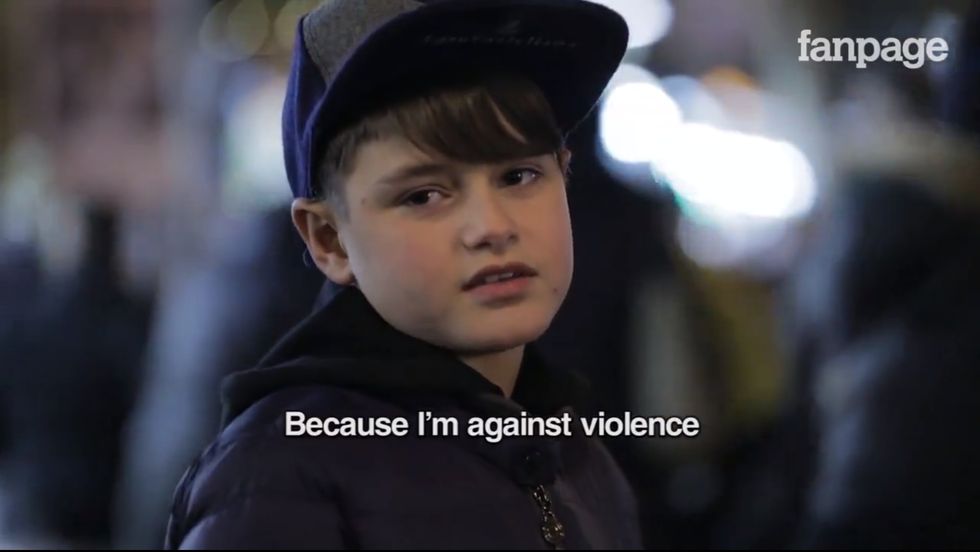 Refreshing domestic violence video shows young boys refusing to slap girls