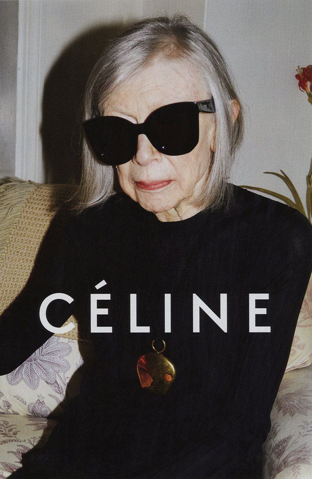 Joan Didion is the face of Céline's latest advertising campaign