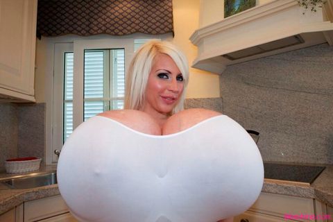 Beshine has the largest fake breasts in the world at a humungous 32Z
