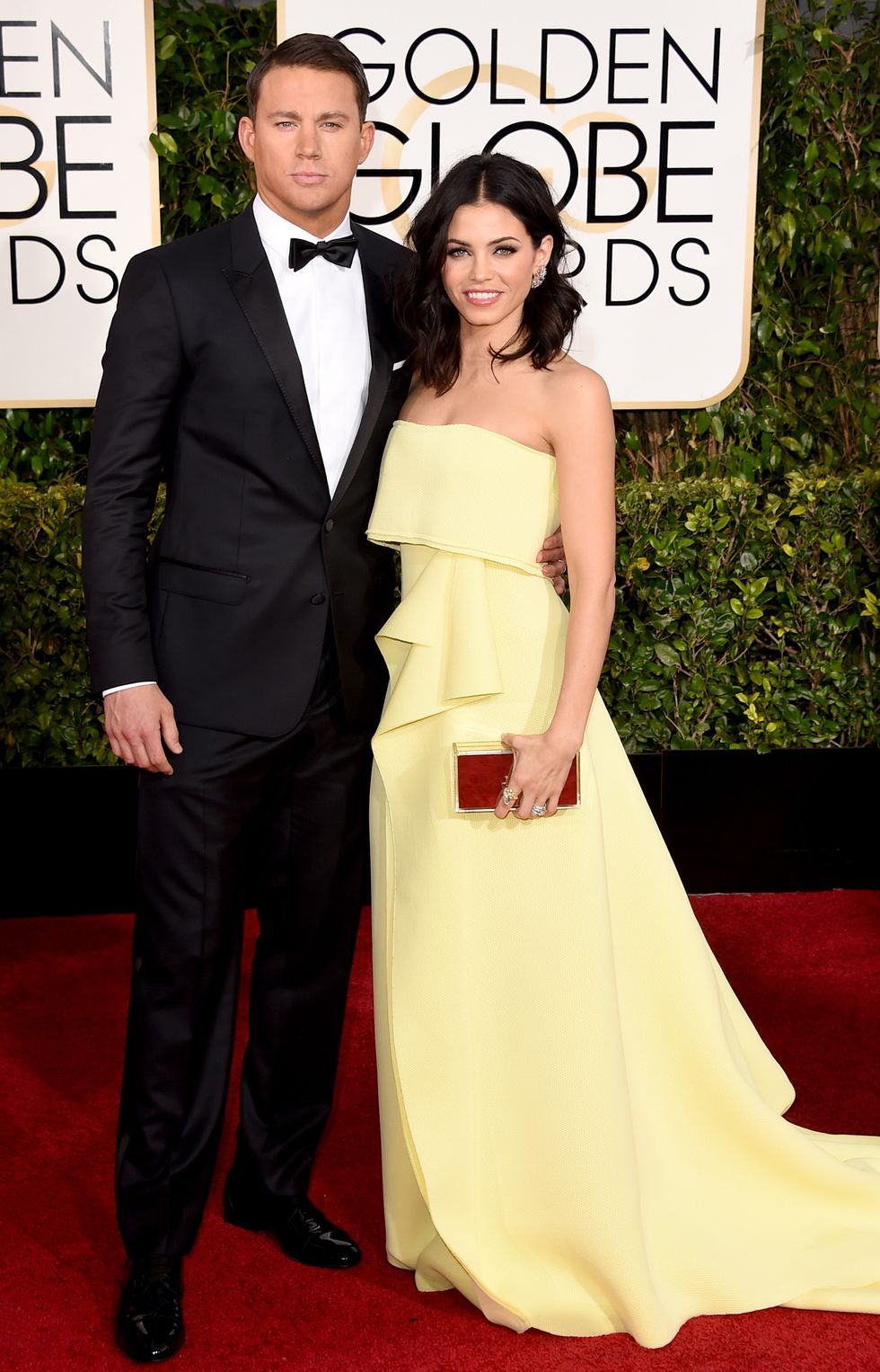 Channing Tatum at the Golden Globes 2015
