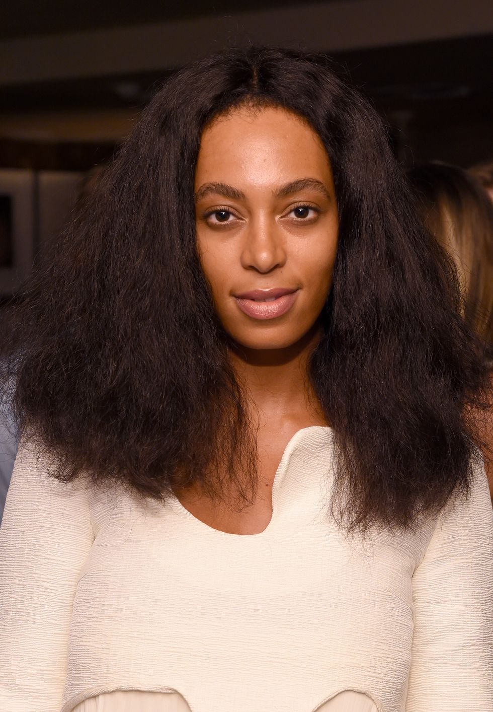Solange Knowles with natural hair