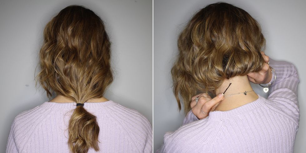 Hair how-to: the faux wavy bob