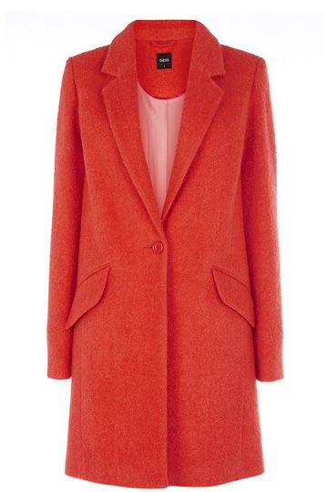 Clothing, Coat, Product, Collar, Sleeve, Textile, Red, Outerwear, Orange, Blazer, 
