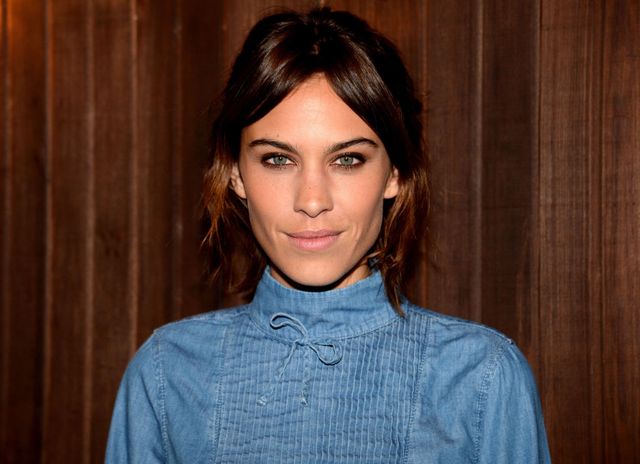 alexa chung at the LA launch of AC for AG denim